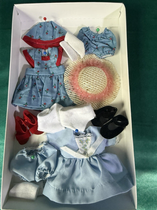 Set Of 2 Complete Outfits For Ruby Red Galleria 8" Doll