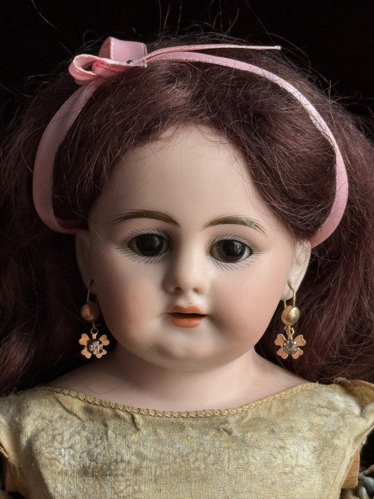 Antique German 21.5” Simon Halbig 1010 Bisque Head Doll