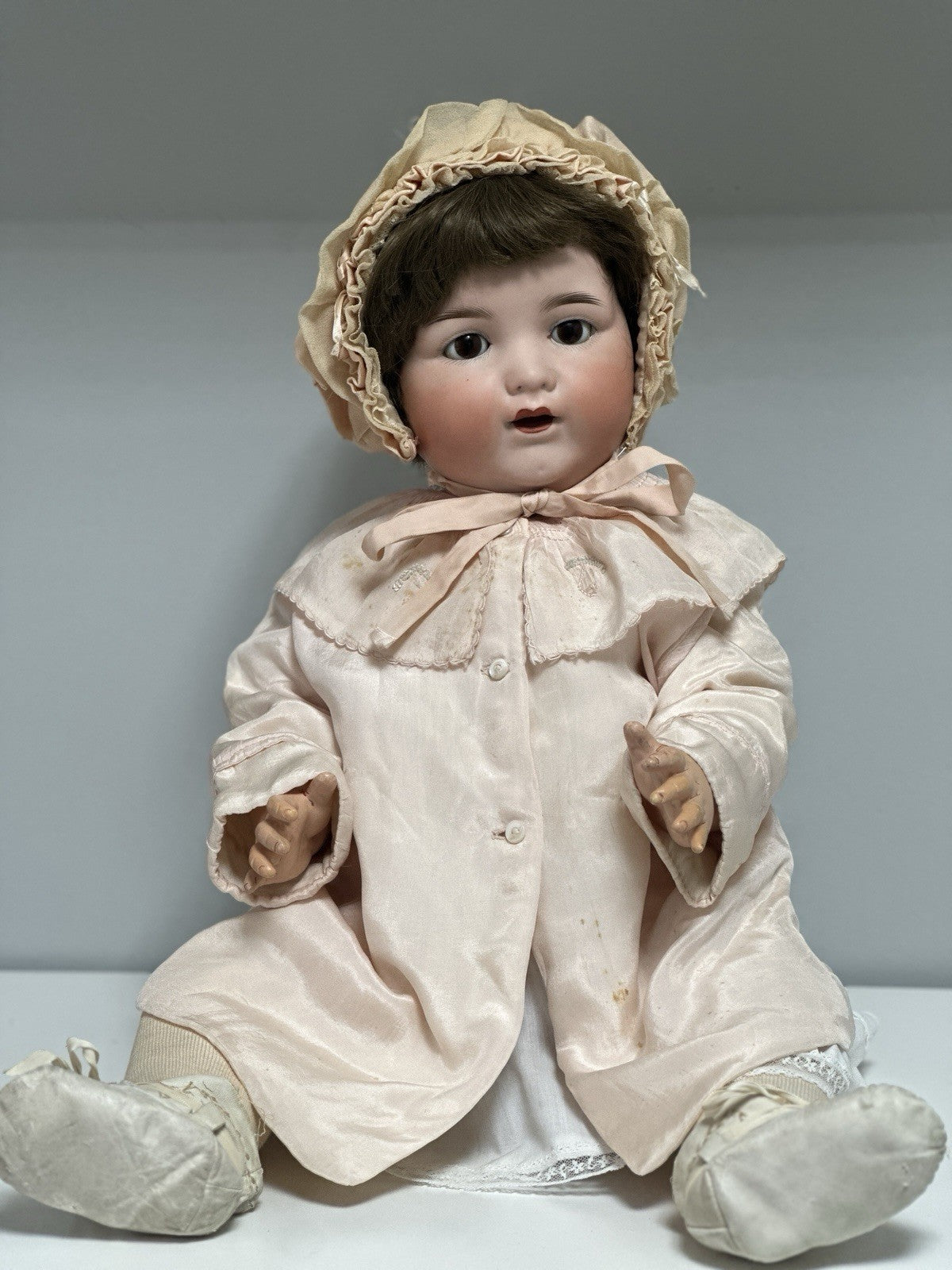 Large 26” Antique German Armand Marseille Mold 990 A 16 M Bisque Baby Doll