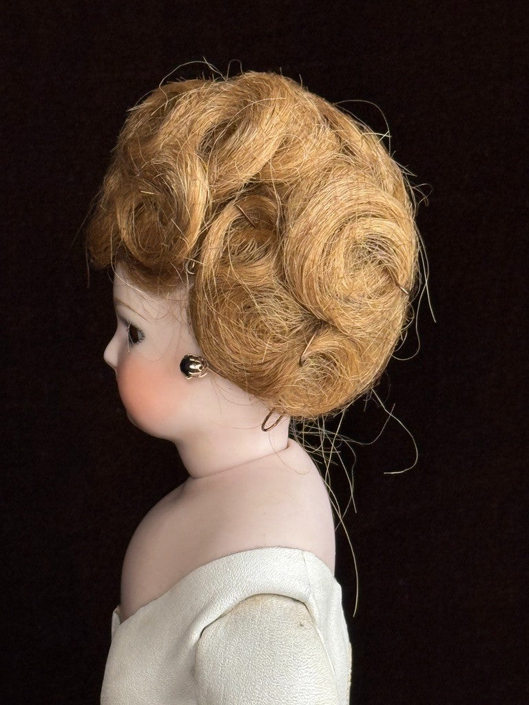 Vintage Artist Porcelain 16” Reproduction of Antique French Fashion Doll