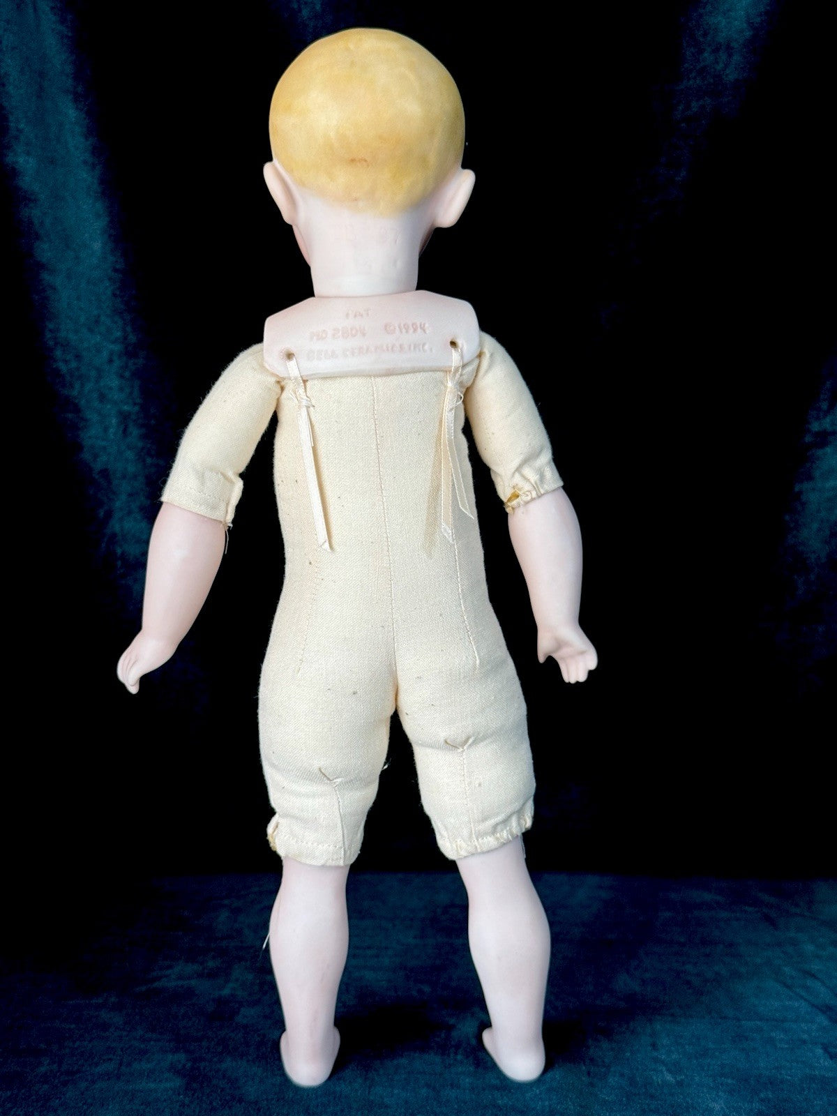 Reproduction Of Antique Gebruder Heubach “Whistling Jim” Character Boy 13” Doll