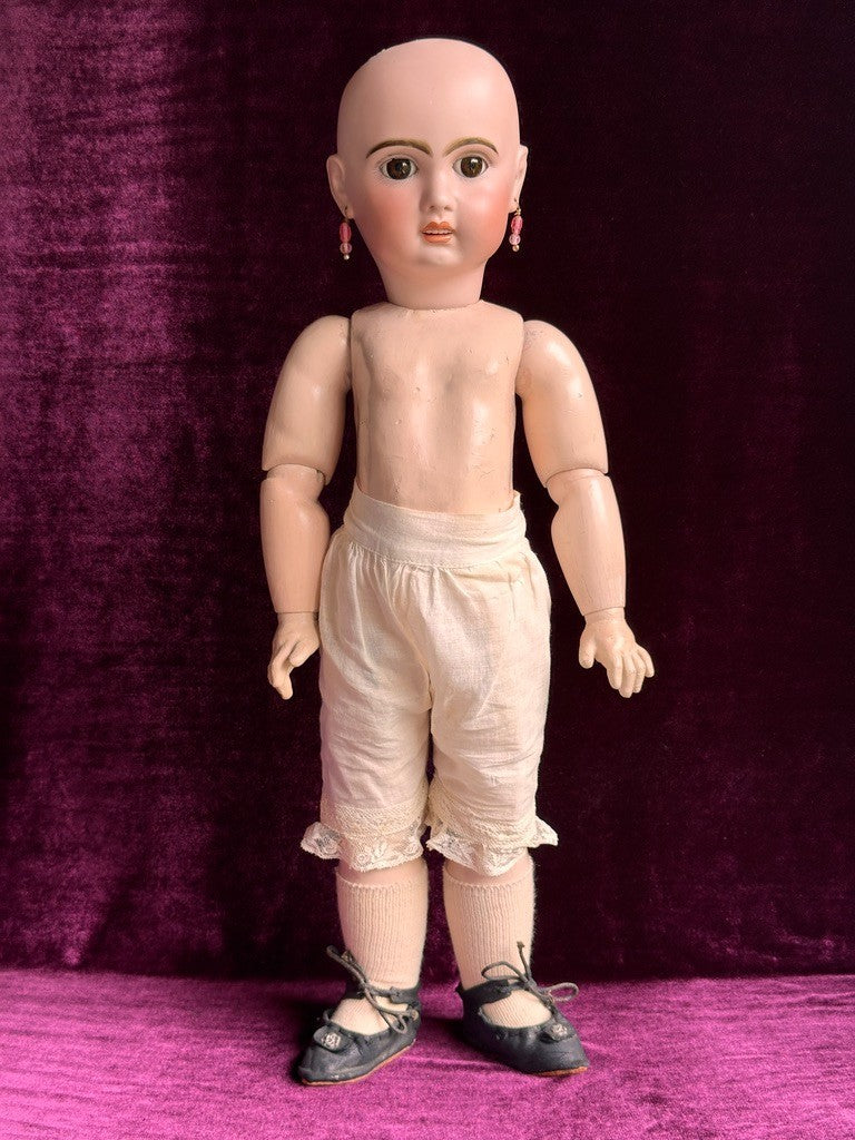 Antique French 22” Tete Jumeau 1907 Bisque Head Doll