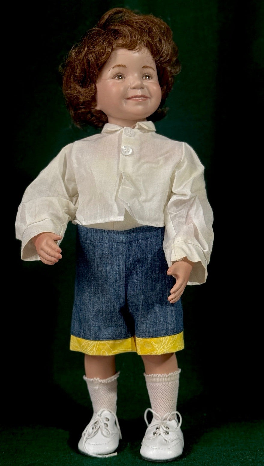 Reproduction Of “Kayla II” Mold by Dianna Effner Porcelain 18” Boy Doll
