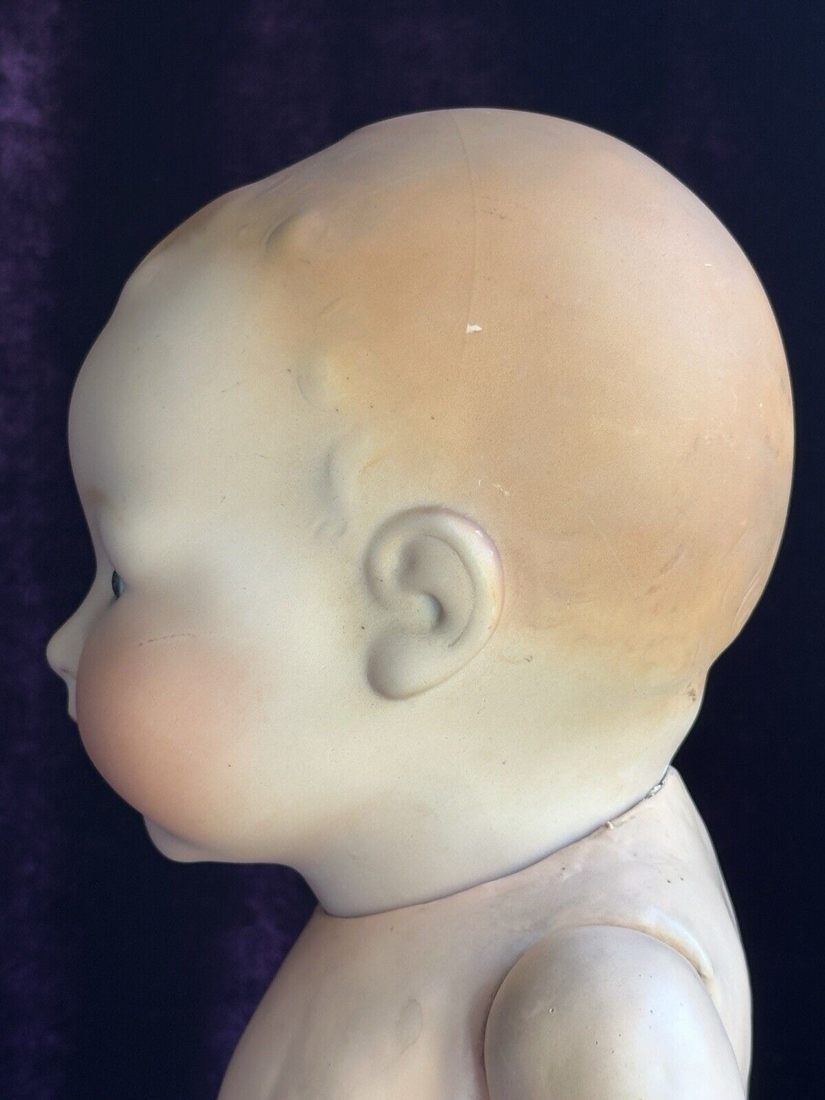 Large Antique German 17" Armand Marseille 351/8 Dream Baby Bisque Head Doll