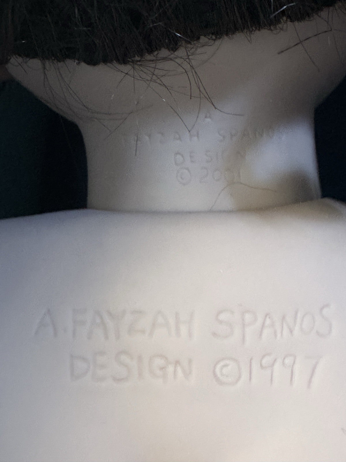 Collectible Vinyl Baby Girl Doll by Fayzah Spanos 24”