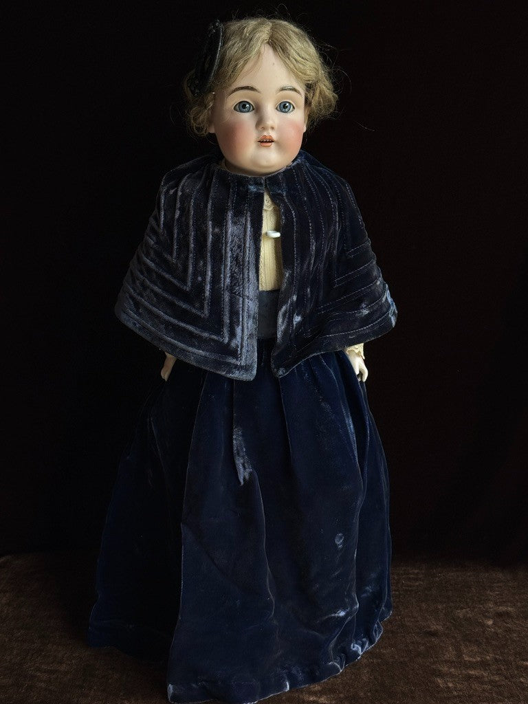 Antique German 22” Kestner 154 Bisque Shoulder Head Doll