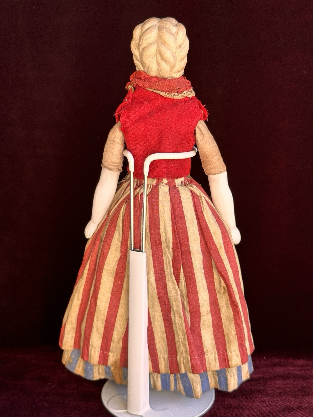 Rare Antique German 13.5” Simon Halbig Parian Bisque Head China Fashion Doll