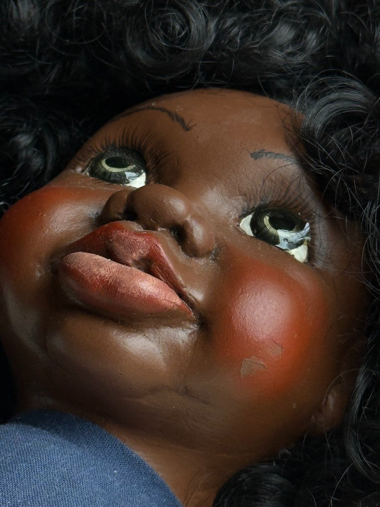 Vintage 22” Janie Bennett Janada Autumn Friends African American Girl Doll