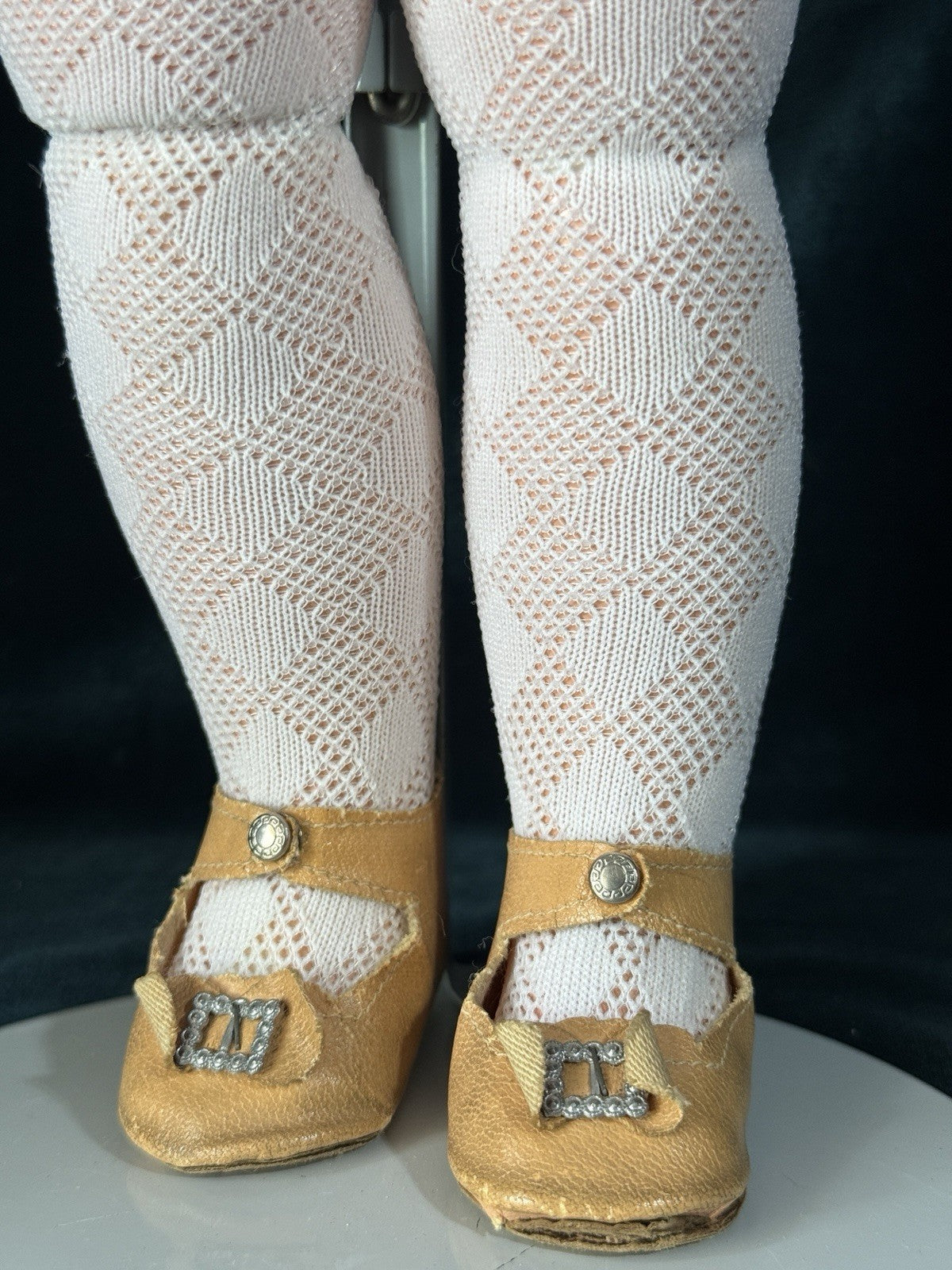 Antique French 20” Unis Mold 301 Bisque Head Composition Body Doll