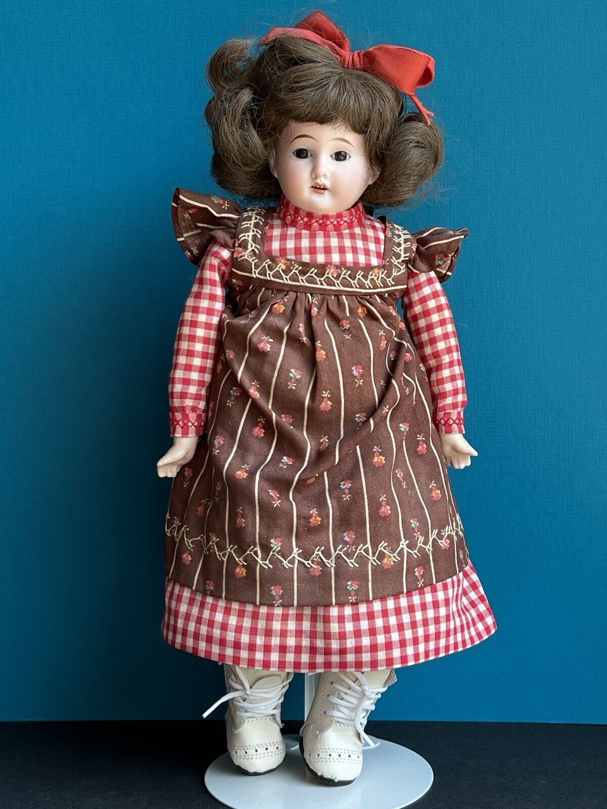 Antique German 13” Cuno & Otto Dressel COD 93-A DEP Bisque Shoulder Head Doll