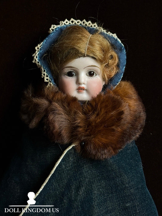 Antique German 11.5” Kestner 154 Bisque Shoulder Head Doll