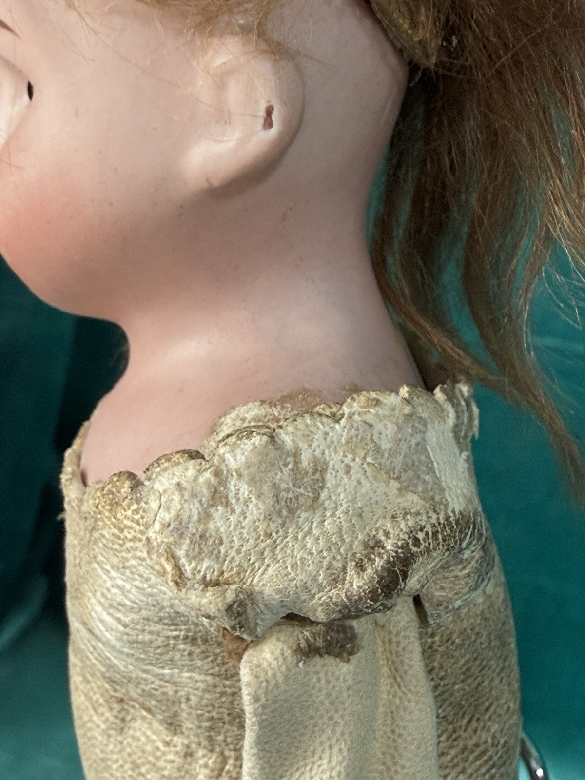 Lot Of 3 Small Antique German Bisque Head Dolls