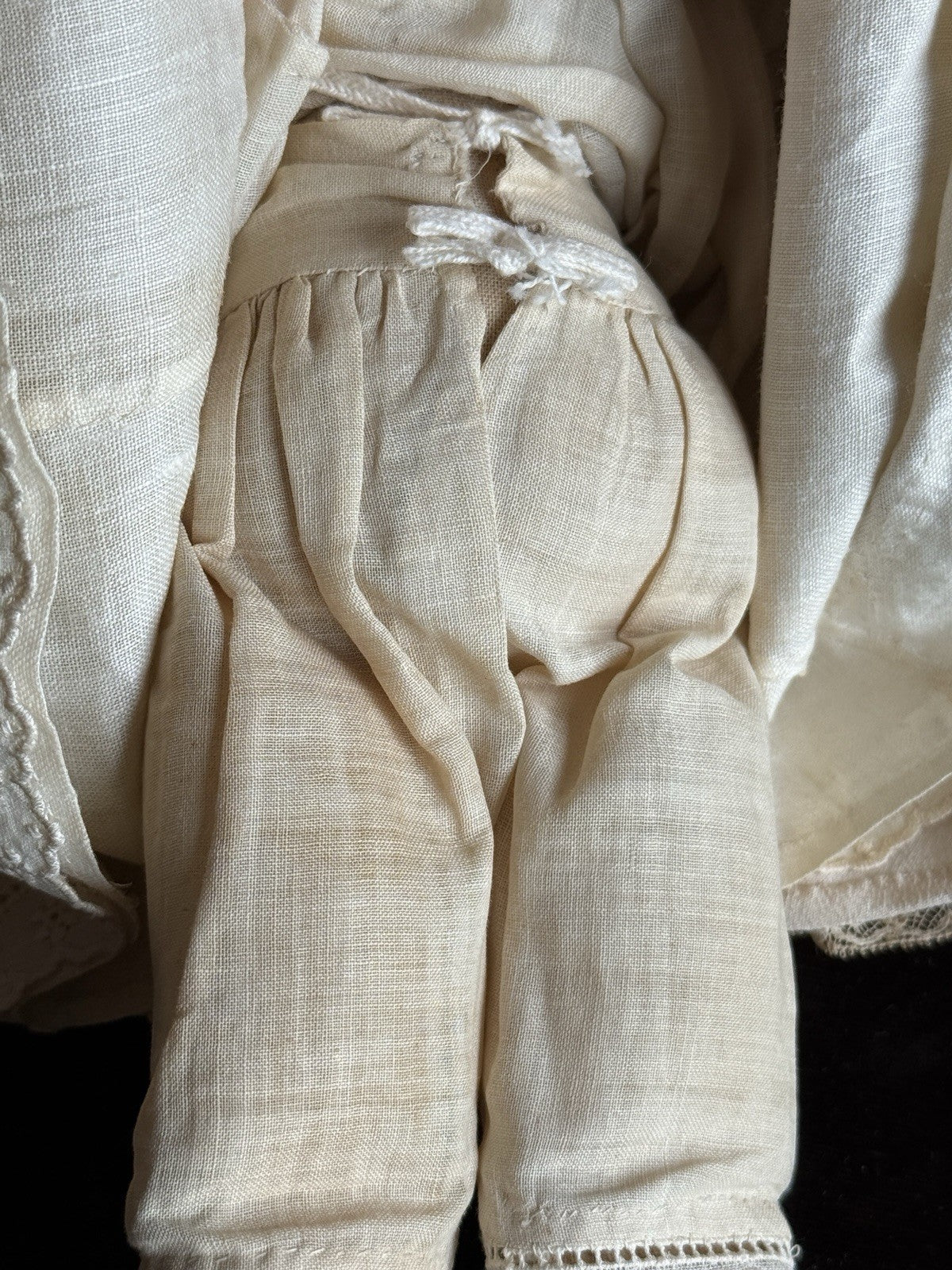 Antique German ABG (?) 11.5” Bisque Head Parian Fashion Doll