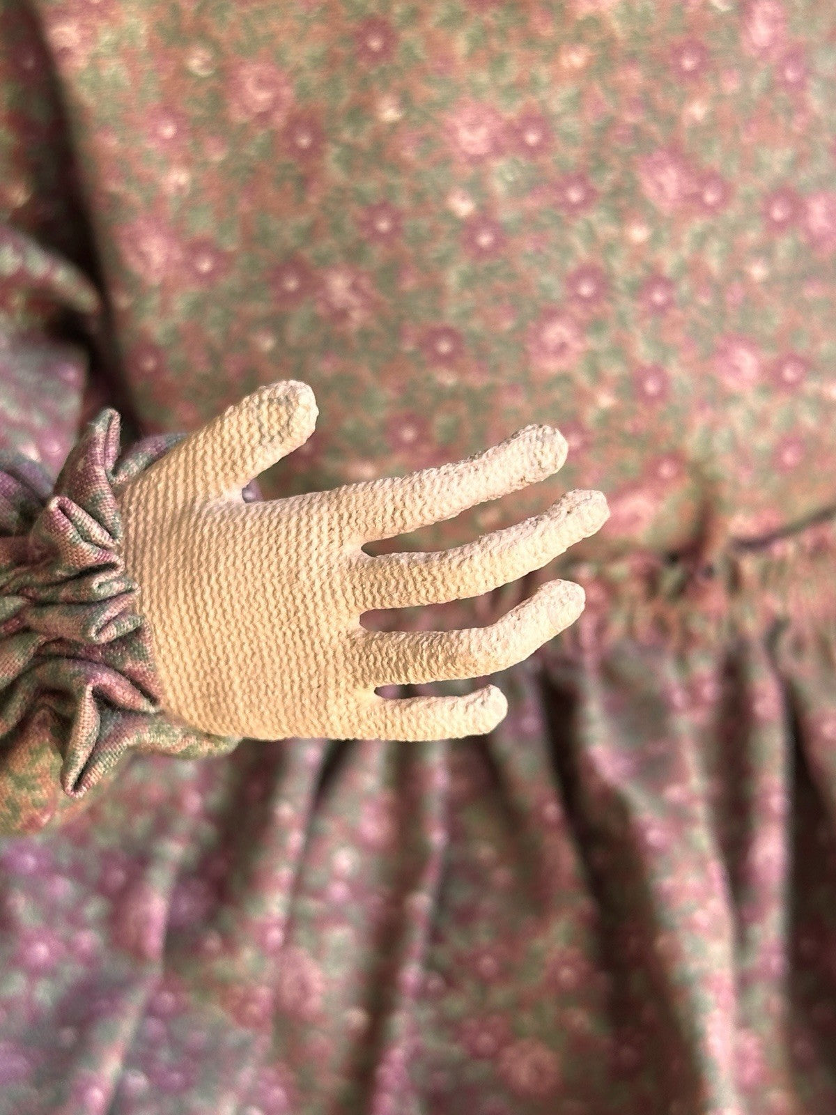 Vintage NIADA Artist Ellen Turner Cloth Painted Handmade Doll with Tag