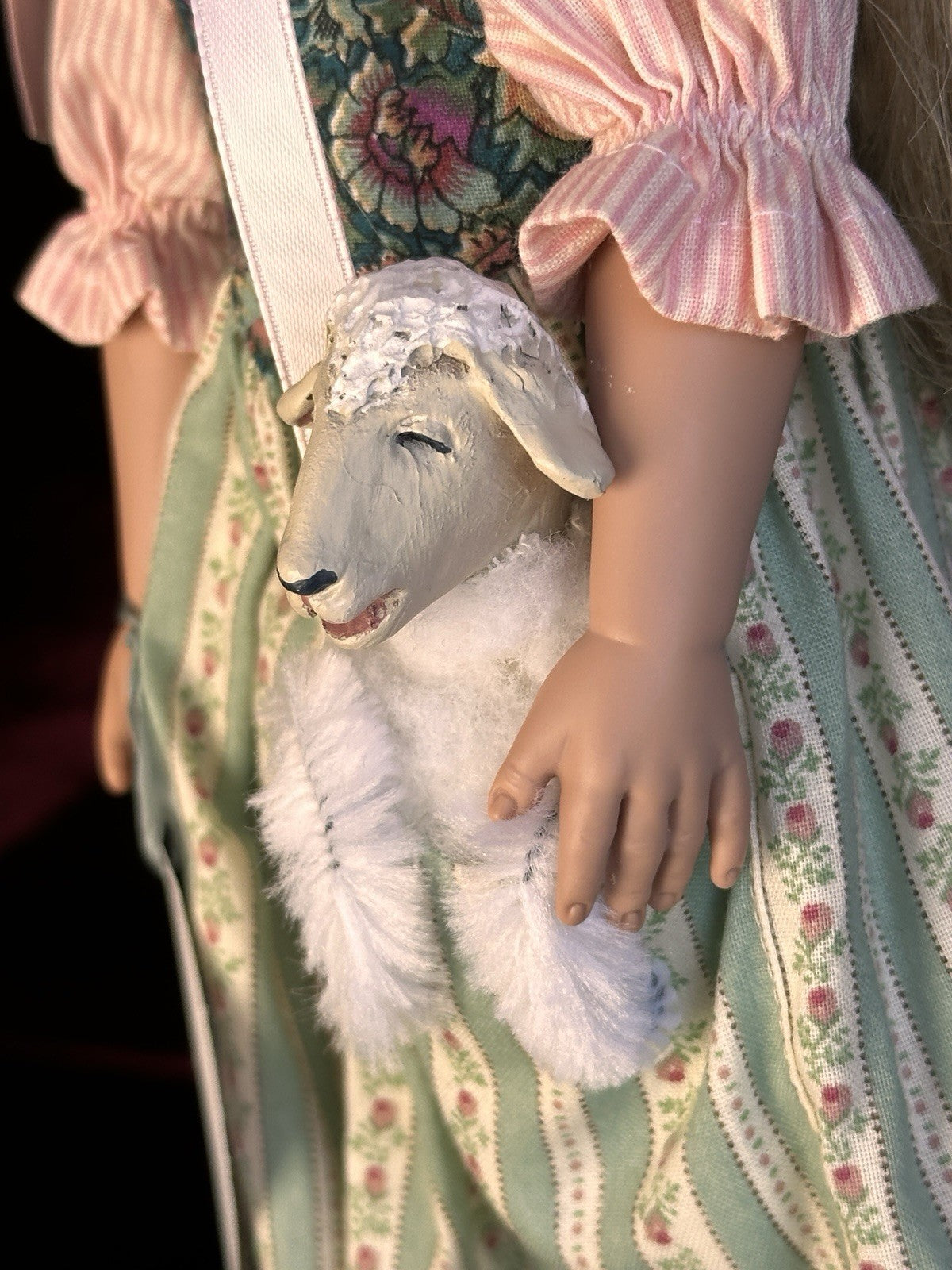 Collectible 11.5” BJD Vinyl Doll Mary Had A Little Lamb By Helen Kish LE 150