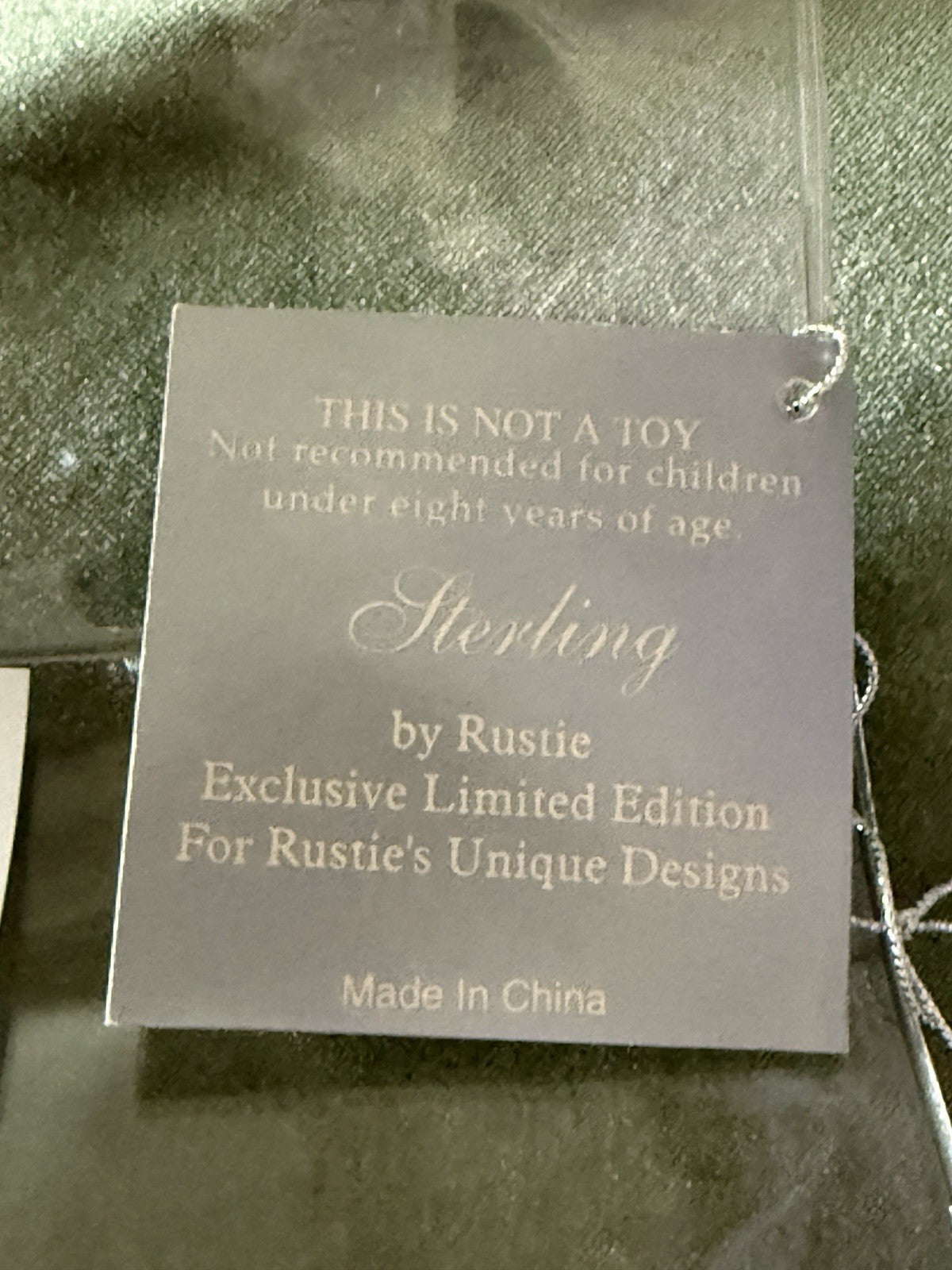 Collectible Large 42” Porcelain Doll “Sterling ” by Rustie LE 1000 COA/Stand/Tag