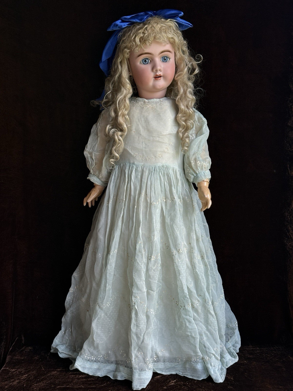 Antique German 30” Heinrich Handwerck 109 Bisque Head Doll