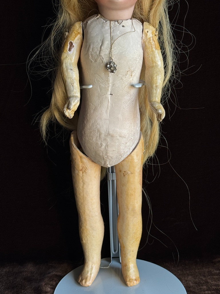 Antique French 18.5” SFBJ 60 Bisque Head Doll