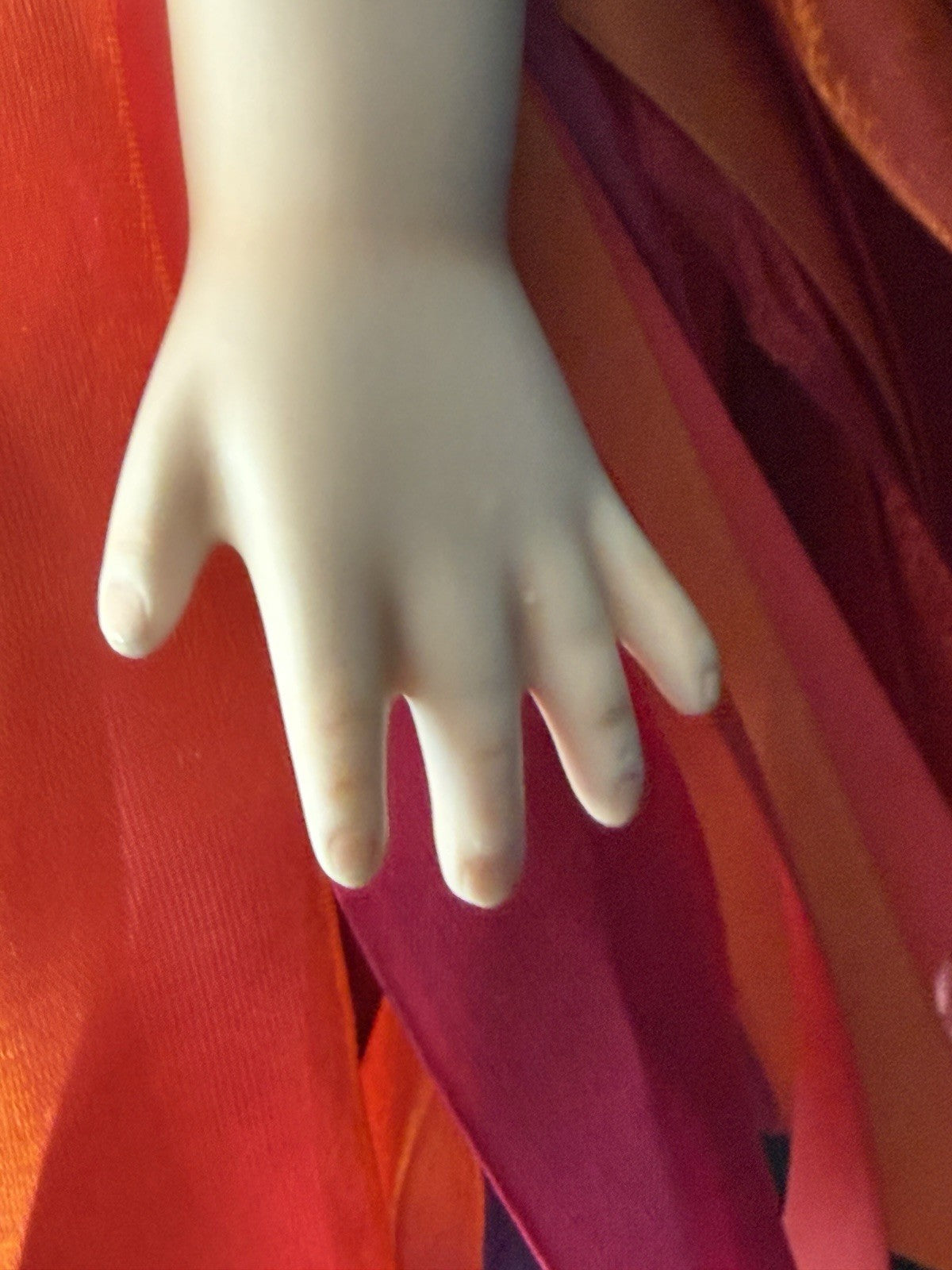 Vintage Reproduction of Linda Mason Porcelain 19” Doll “Tiffany” Artworks 1989