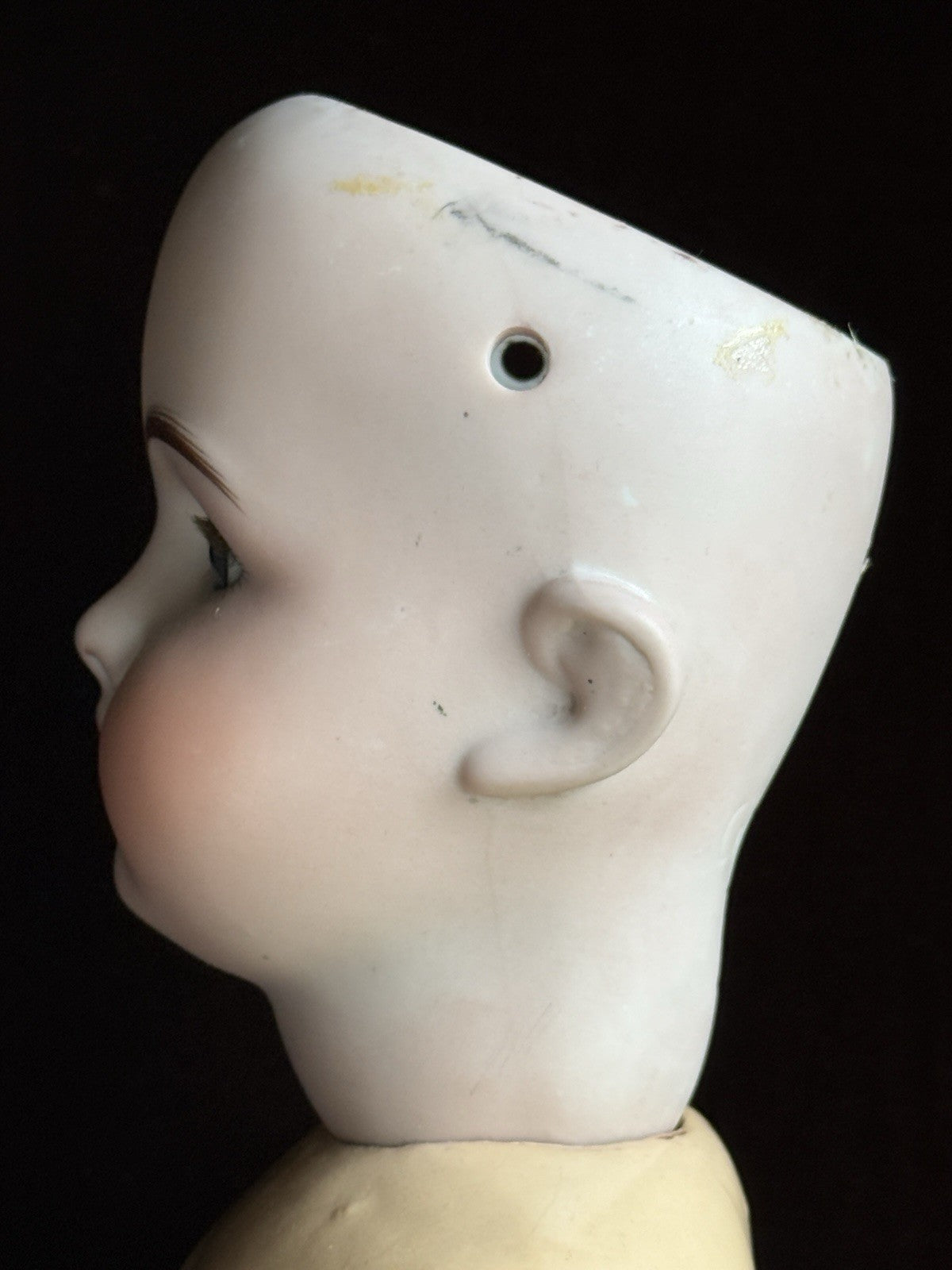 Antique German 22” Goebel B4 Bisque Head Composition Body Doll