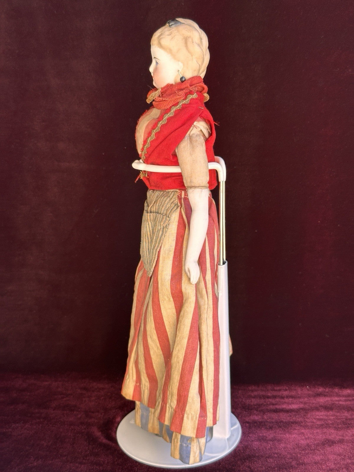 Rare Antique German 13.5” Simon Halbig Parian Bisque Head China Fashion Doll