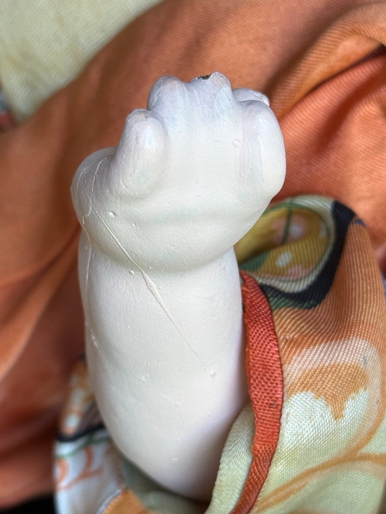 Antique Japanese 17.5” Ichimatsu Gofun Oriental Baby Doll
