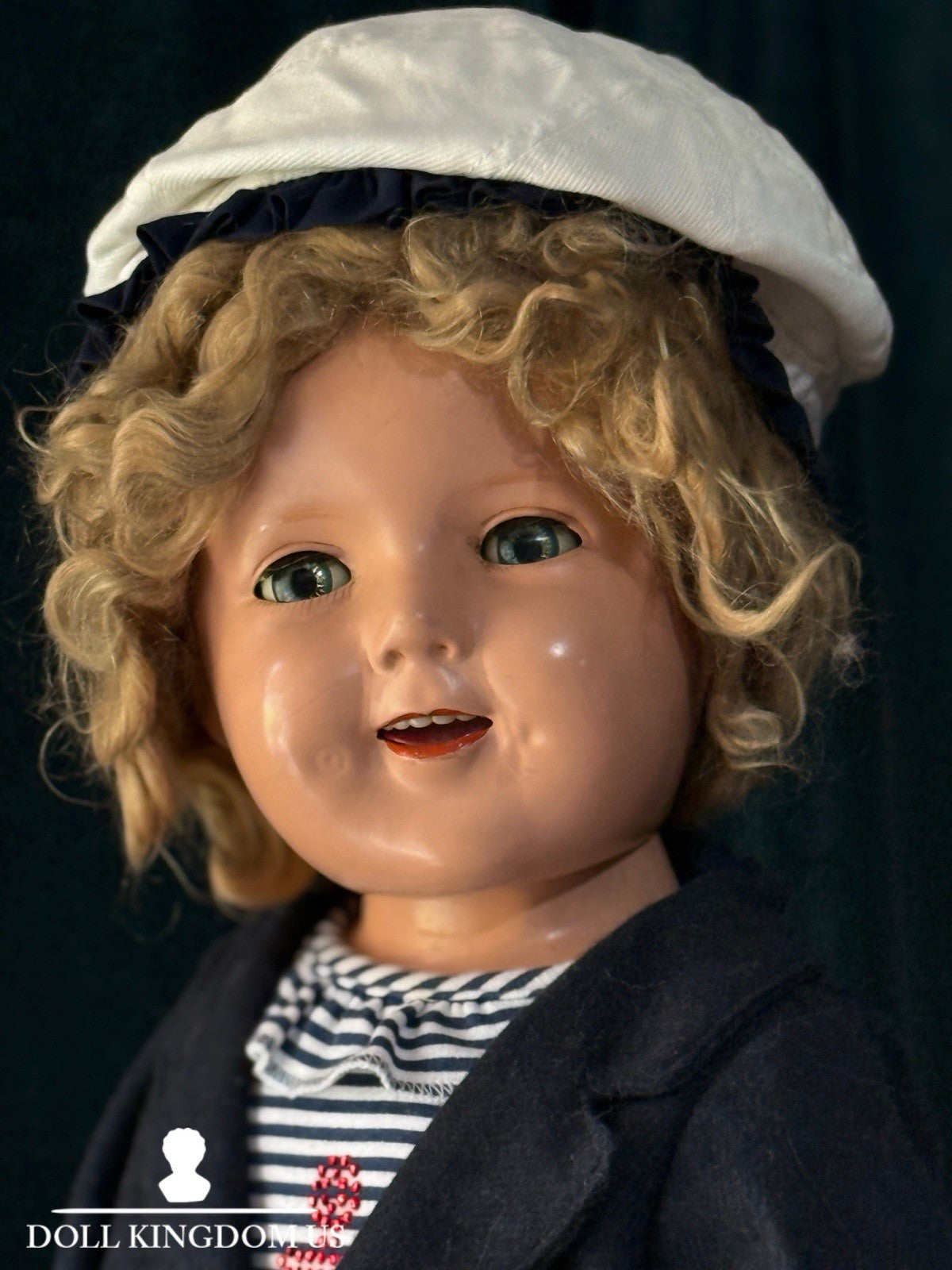 Antique 1930’s Composition 27” Shirley Temple Doll by Ideal Company