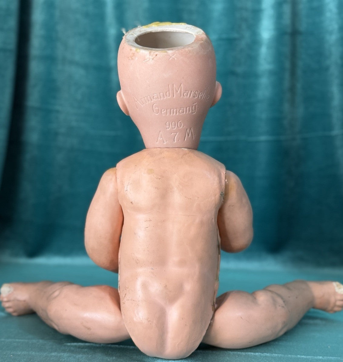 Antique German Armand Marseille A 7 M Baby 18” Doll Mold 996