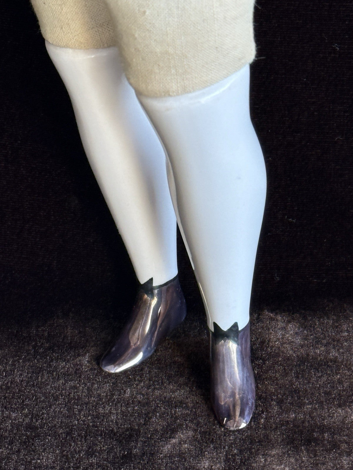 Vintage 1949 Porcelain 18” Reproduction of Antique Grape Lady by Emma Clear