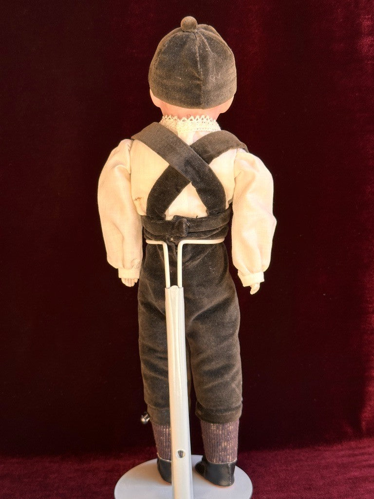 Antique German 14” Gebruder Heubach Pouty Bisque Shoulder Head Boy Doll