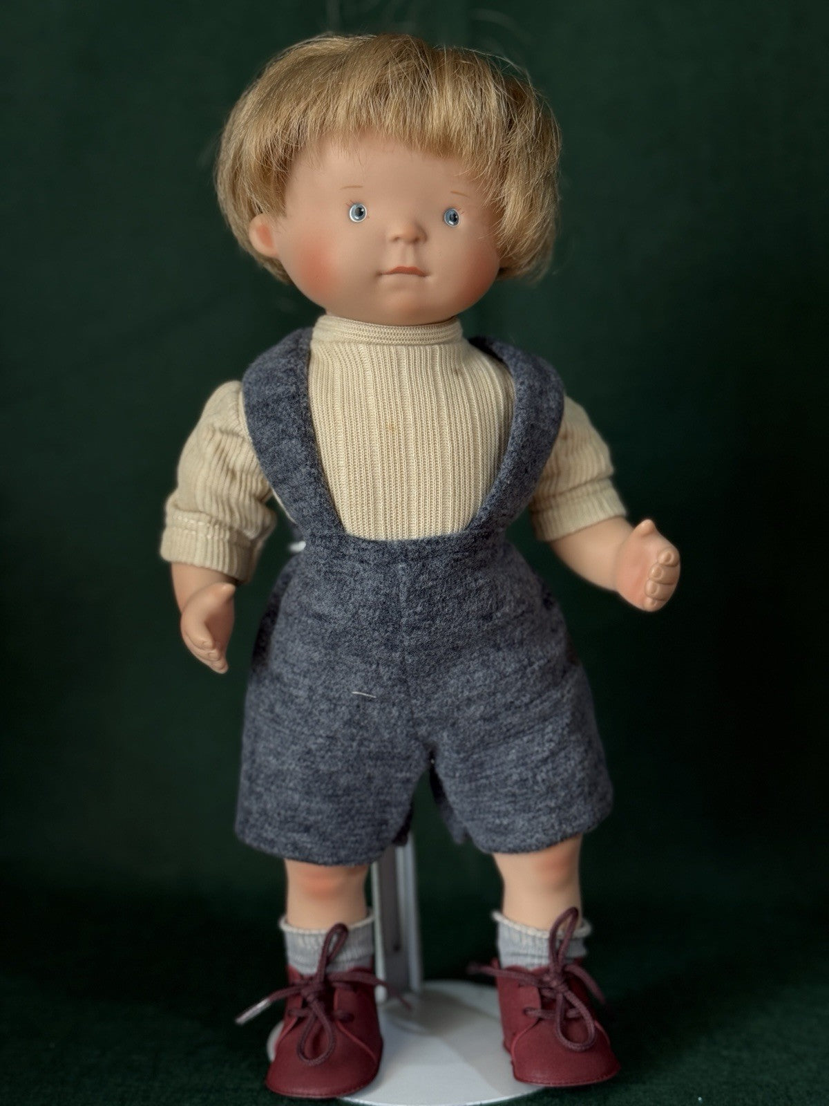 Collectible Vinyl Molly Micky Joe White Baloon 13” doll by Marie-Luise Schulz