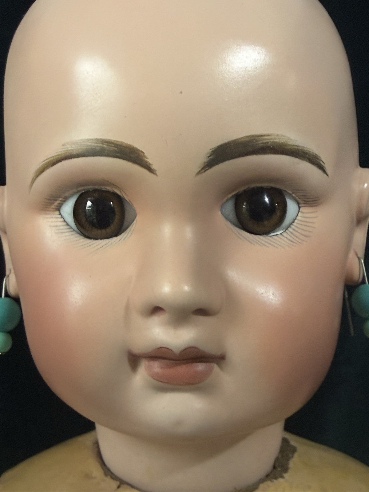 Antique French Tete JUMEAU 27” Doll Bisque Head Composition Body - Restored