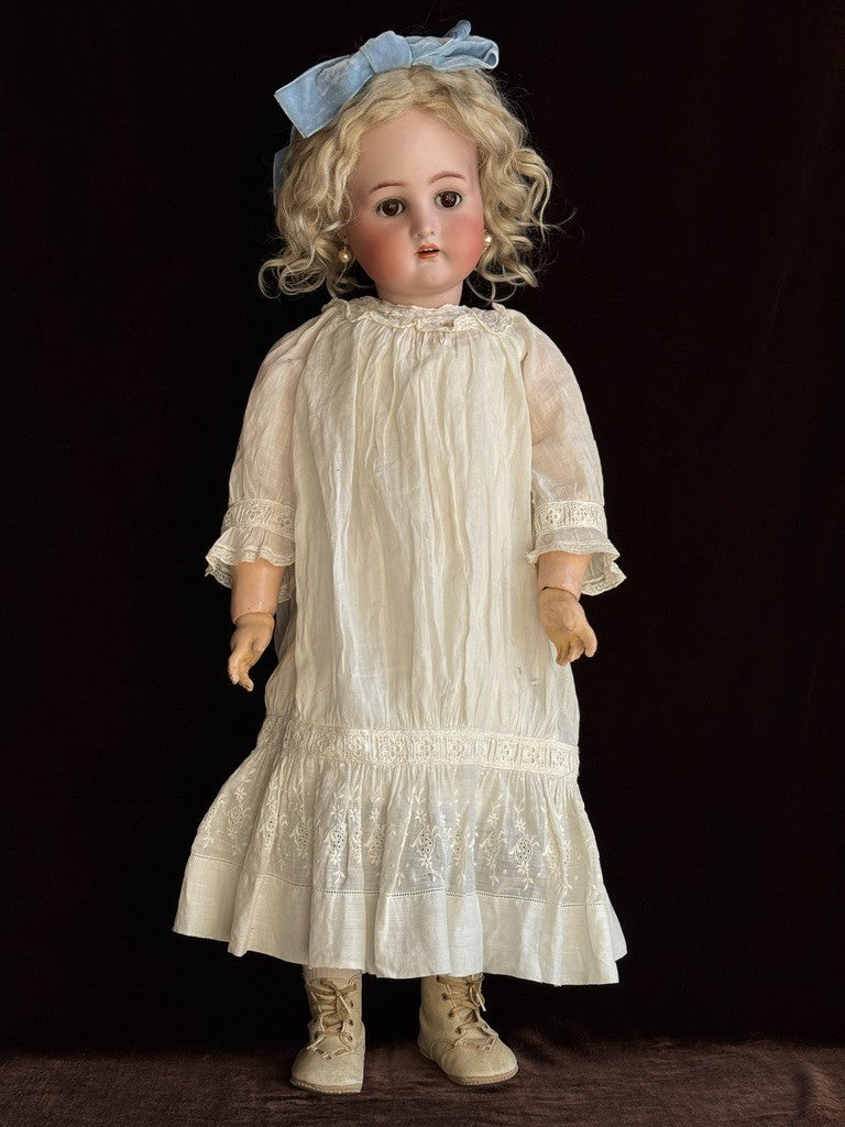 Antique German 28" Simon & Halbig Kammer & Reinhardt Bisque Head Doll
