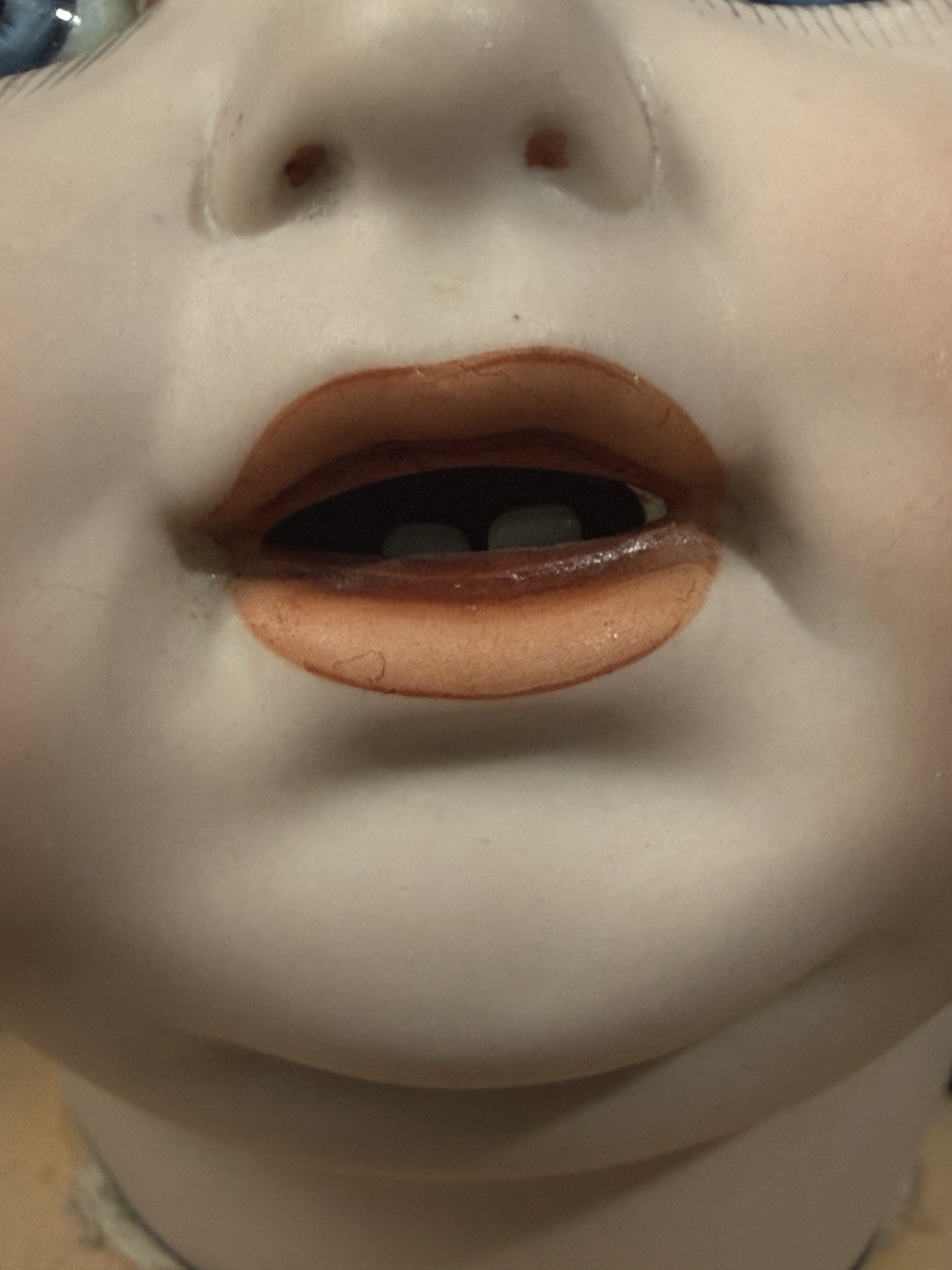 Antique J.D. Kestner German Bisque Character Baby Doll 16" Solid Dome