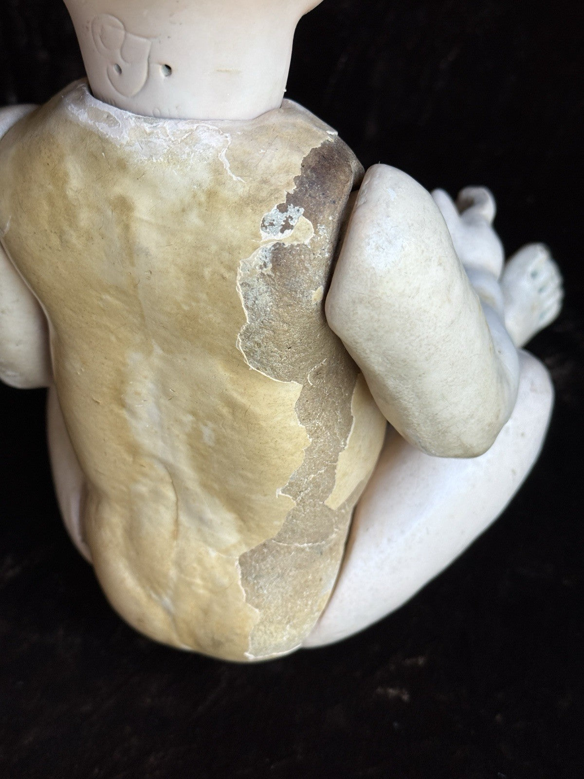 Antique Japanese 16” Yamato Nippon Bisque Head Baby Doll