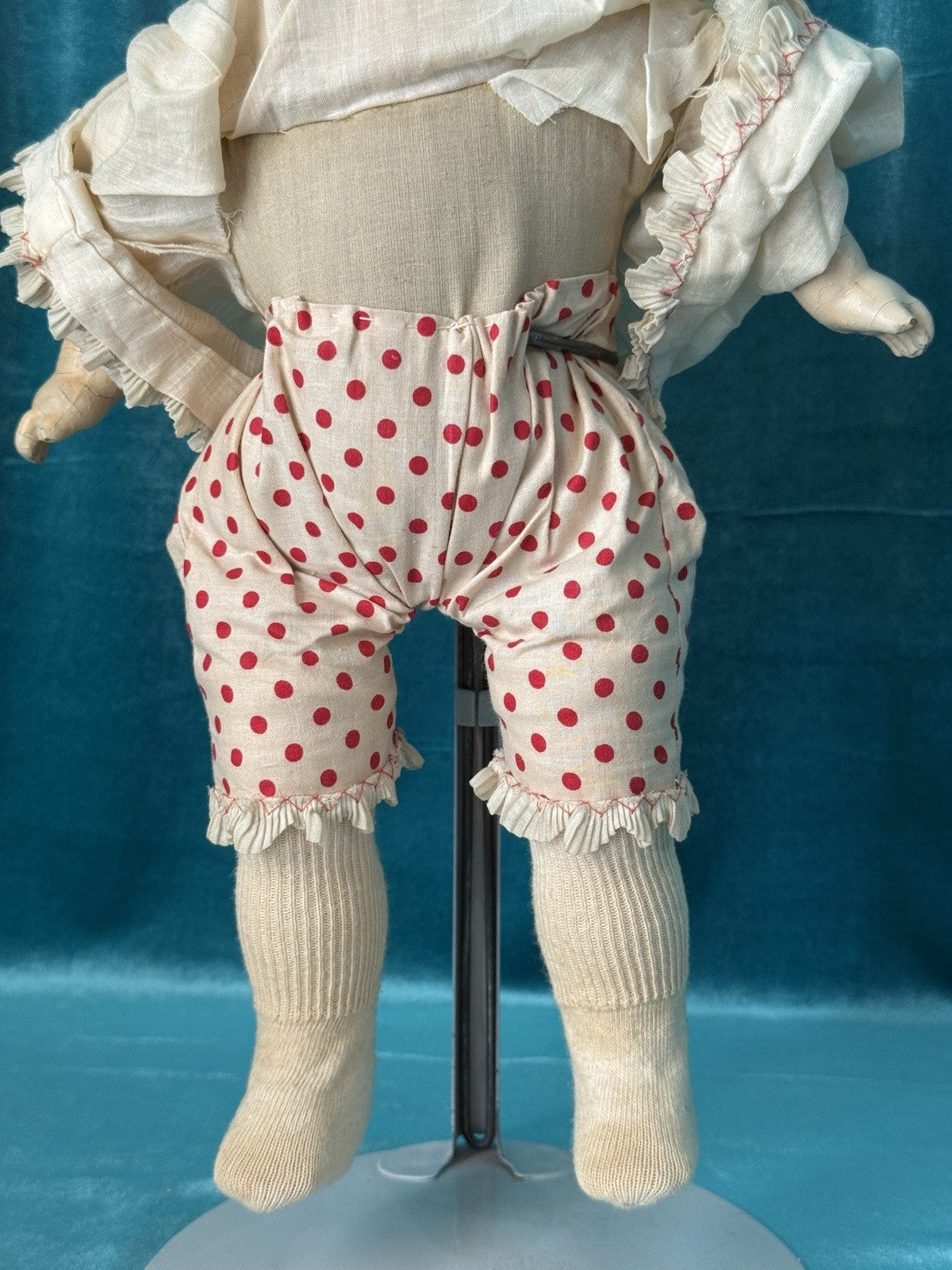 Rare Antique 1920’s Famlee Composition Doll Set By Berwick Doll Company