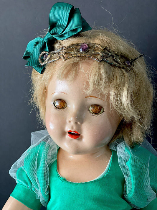 RARE Vintage Madame Alexander Large 23” Princess Elizabeth Composition Doll