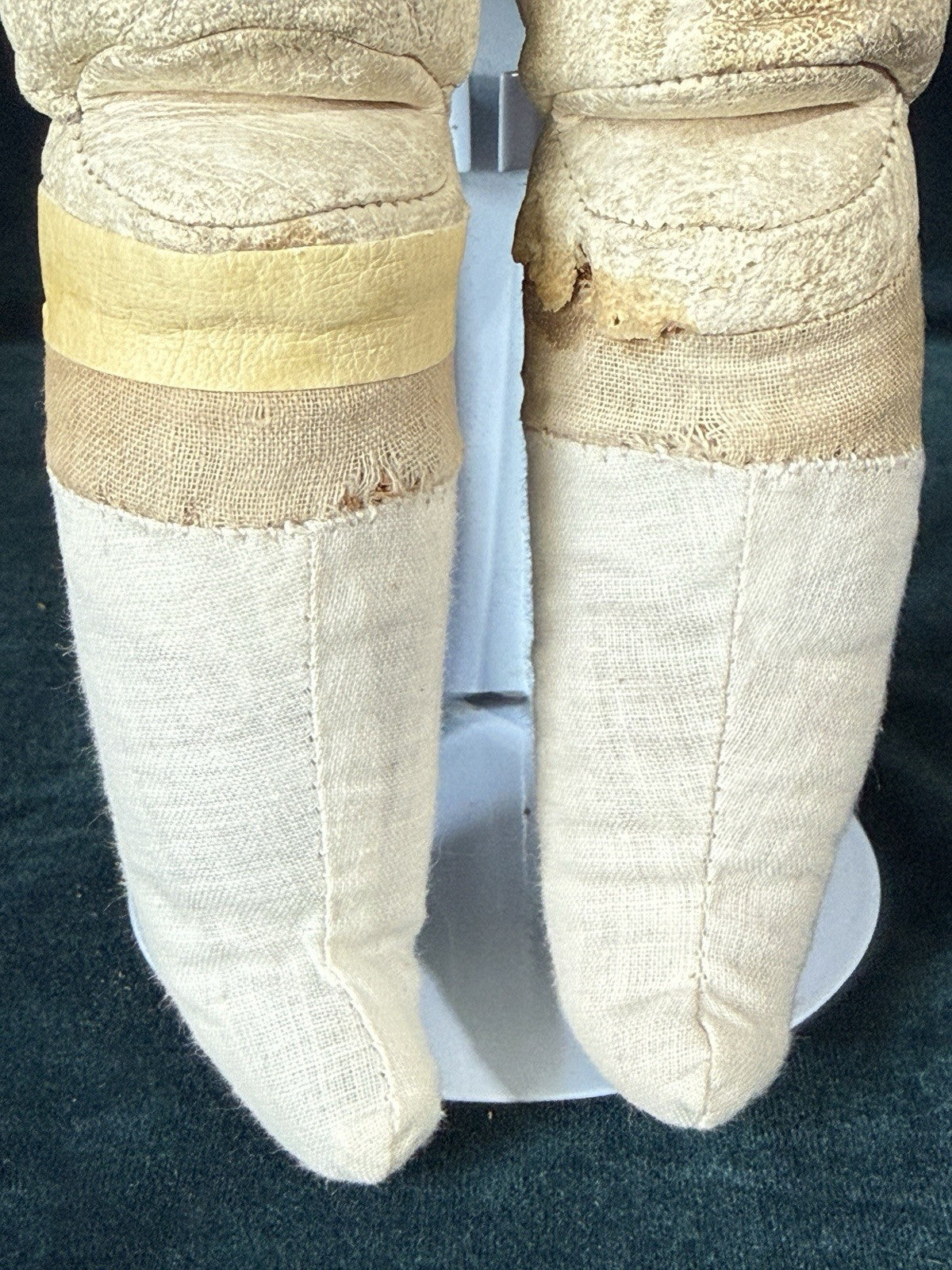Antique German 15” Kestner 154 Dep 5 Doll Bisque Head Leather Kid Body