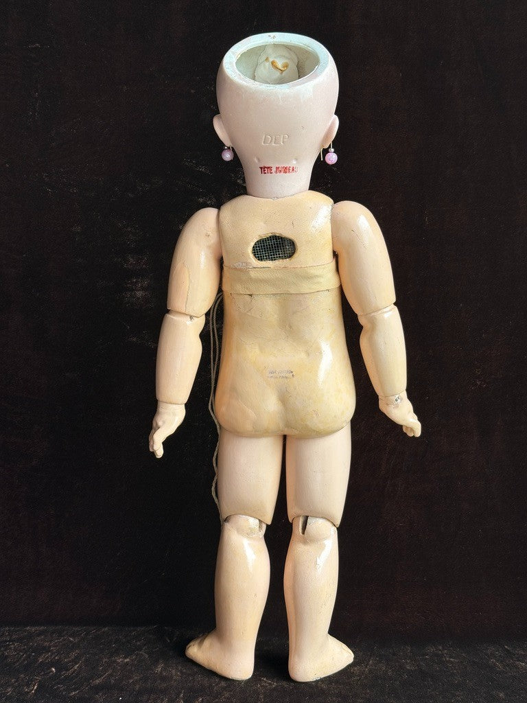 Antique German French 19 Tete Jumeau Simon Halbig Dep Bisque Head Doll