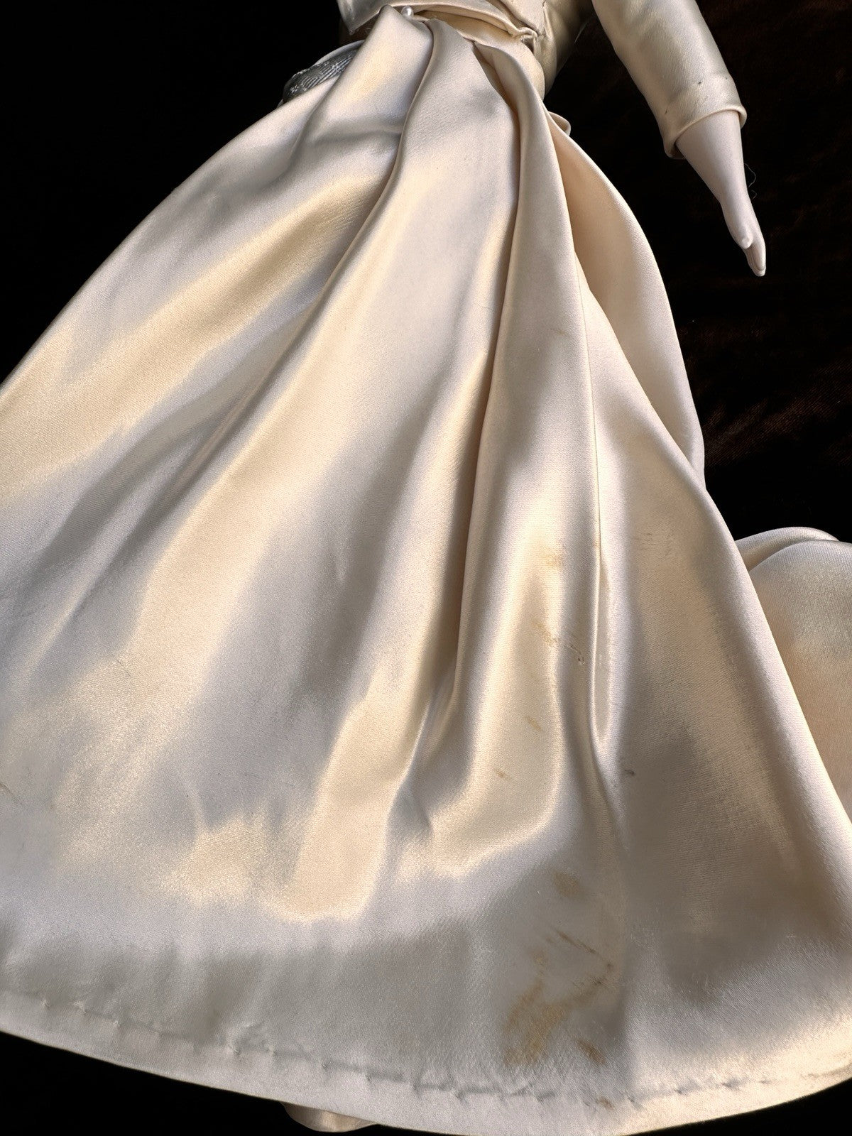 Vintage Porcelain 17” Signed Emma Clear Parian China Doll