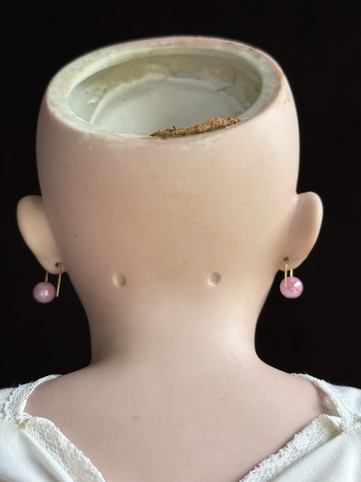 Large Antique German 31” Simon Halbig Bisque Shoulder Head Doll