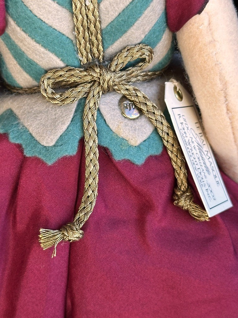 Collectible 12” John Wright Le Bal Masque Musette UFDC Candy Container Doll