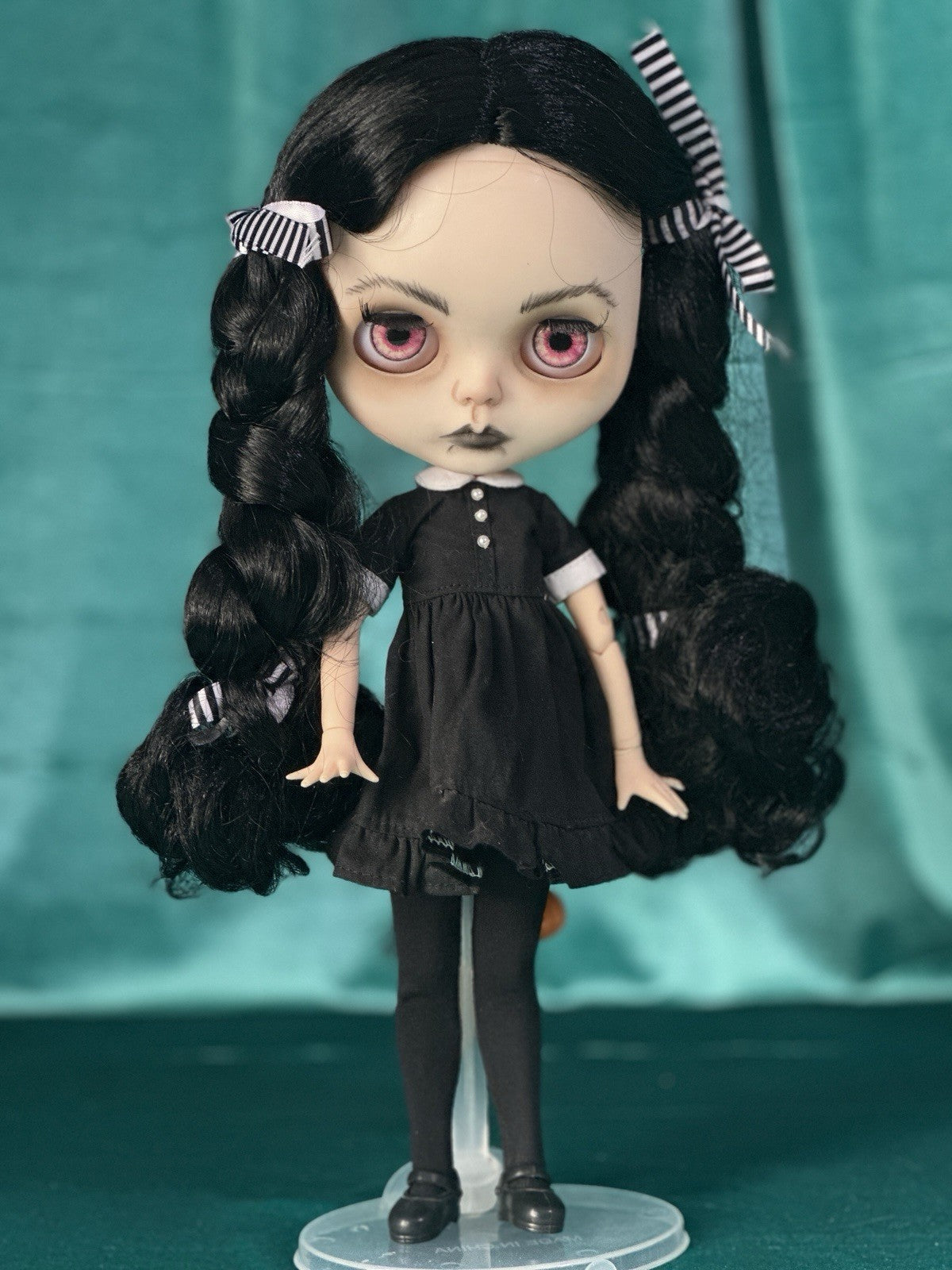 OOAK Custom Blythe 11” Artist BDJ Doll “Wednesday”