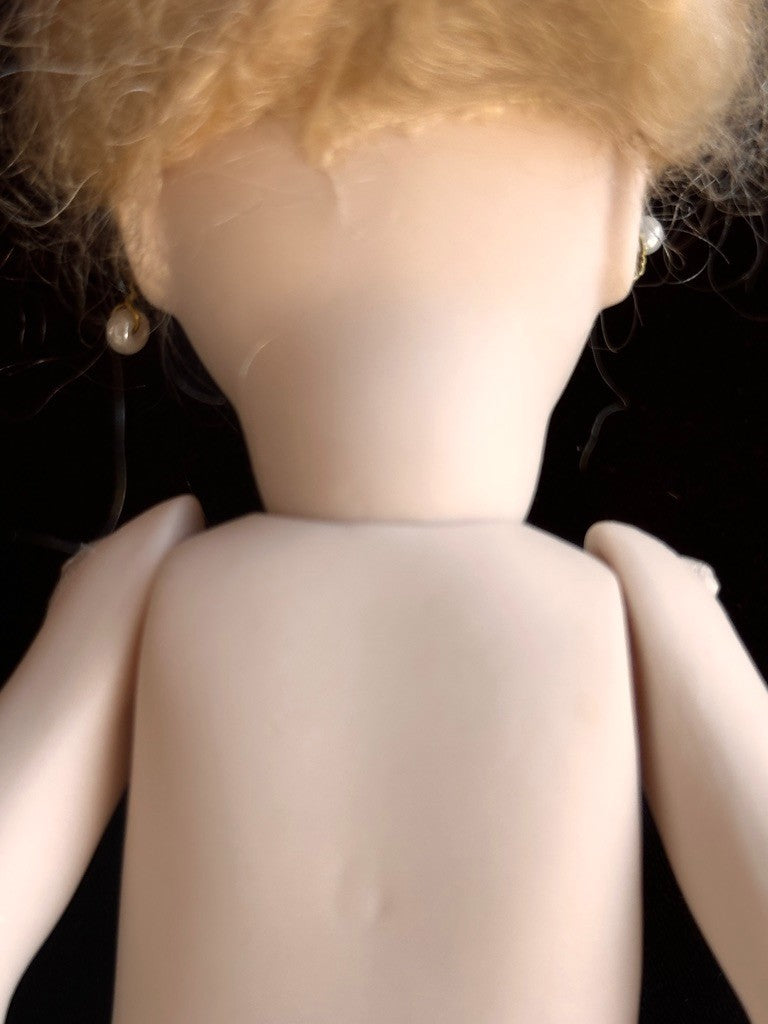 All Porcelain 7.5” UFDC Artist Reproduction of Antique French Mignonette Doll