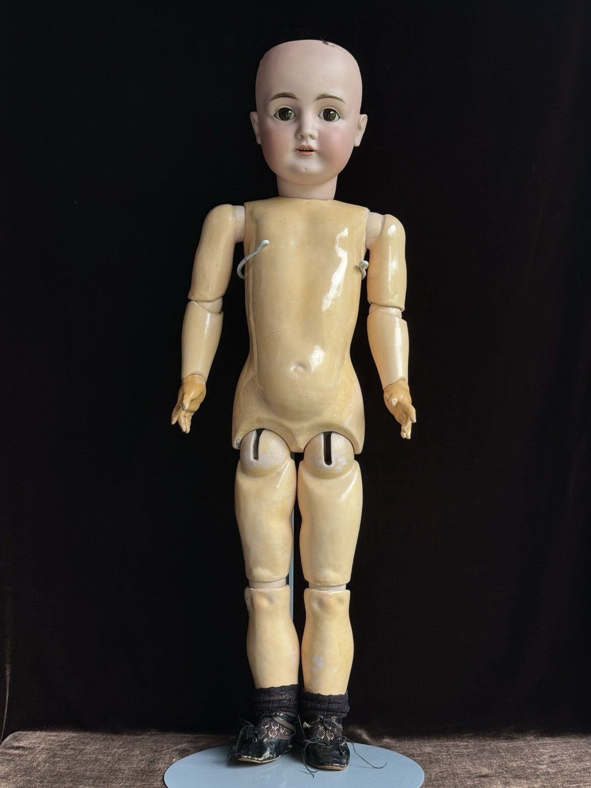 Large Antique German 29” Kestner 164 Bisque Head Doll