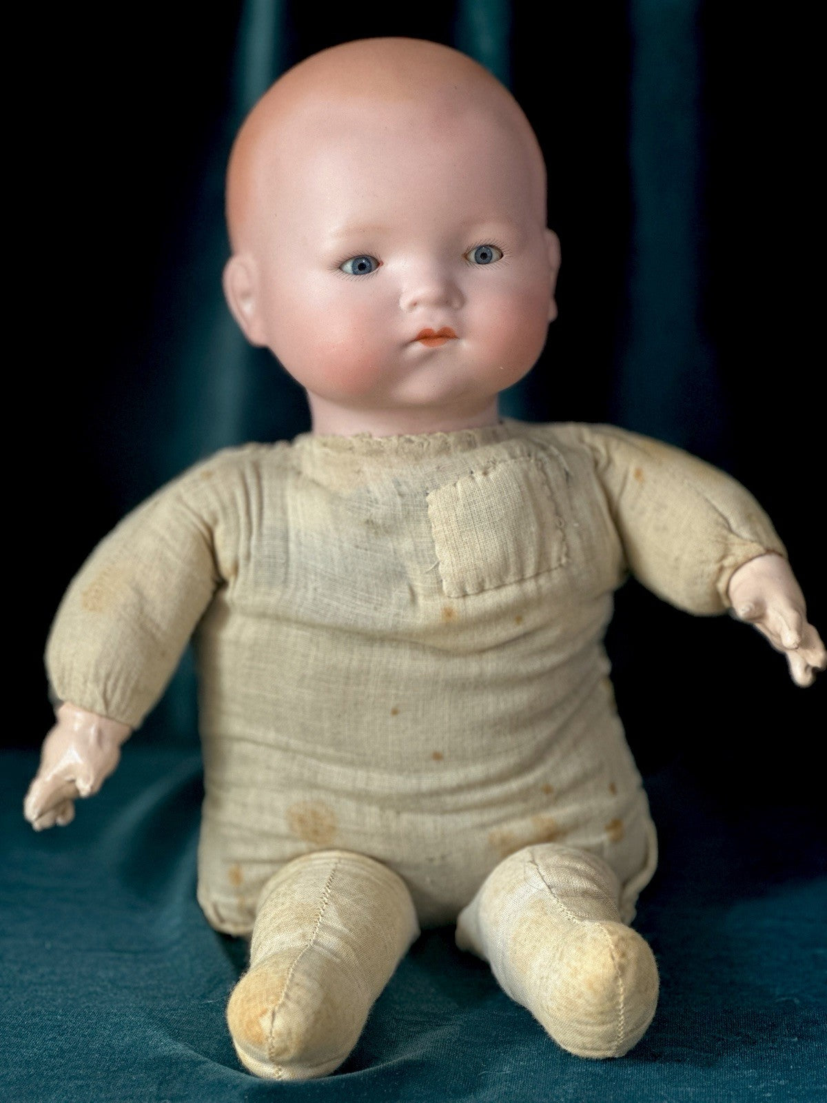 Antique German Armand Marseille Dream Baby Bisque Head 16” Doll