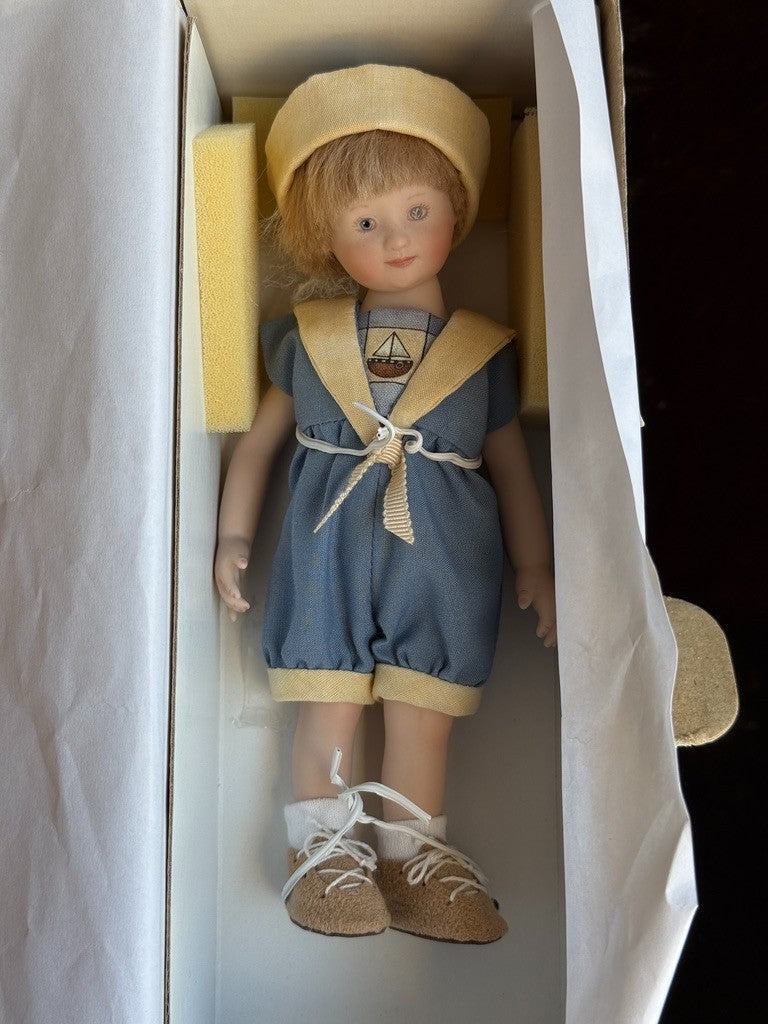 Porcelain 7” NIADA Artist Heather Maciak Robin Doll LE 15