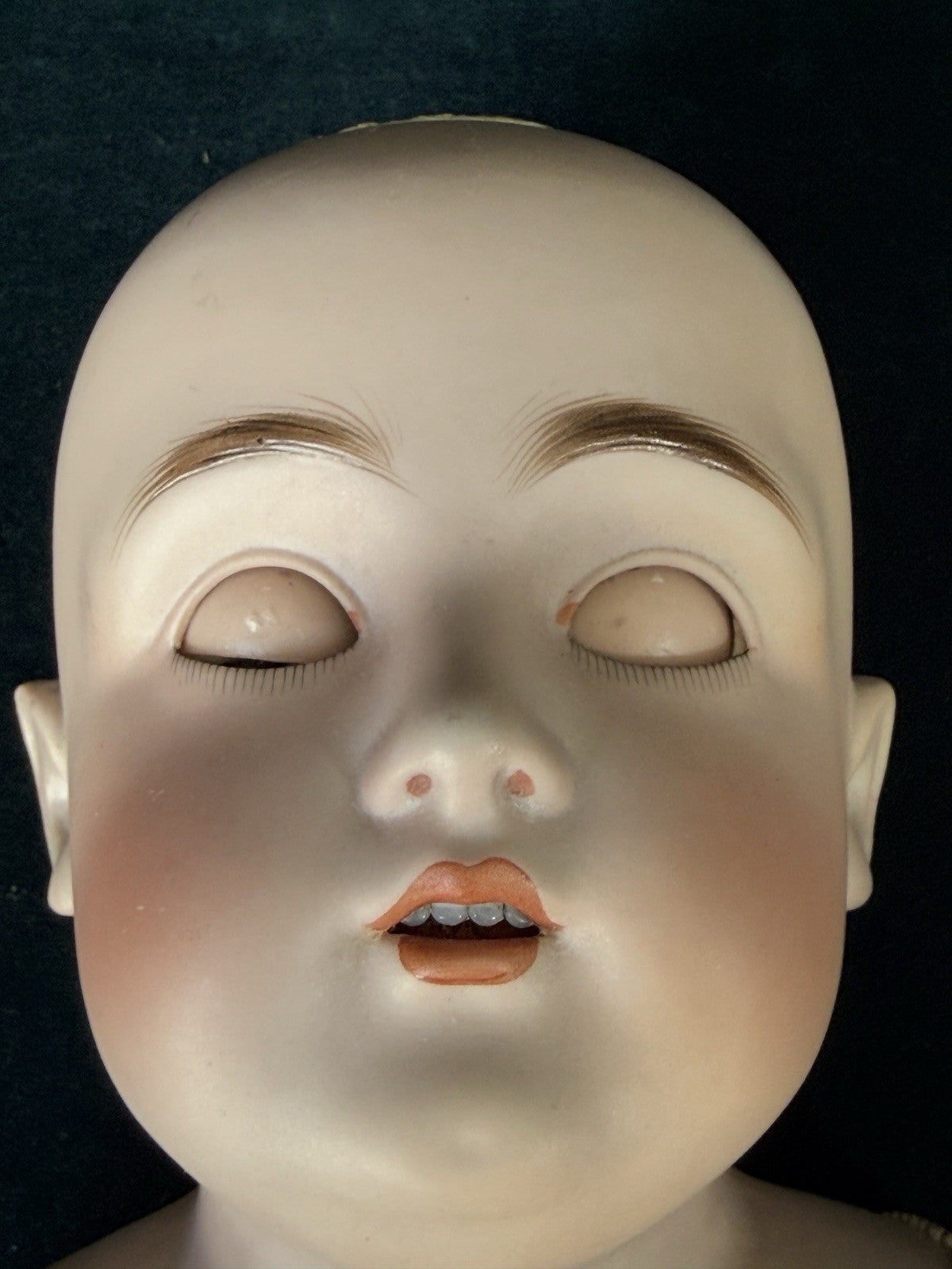 Antique German 21” Kestner 154 Bisque Shoulder Head Doll