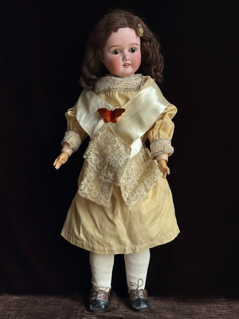 Antique German 24” Schoenau & Hoffmeister 1909 Bisque Head Doll