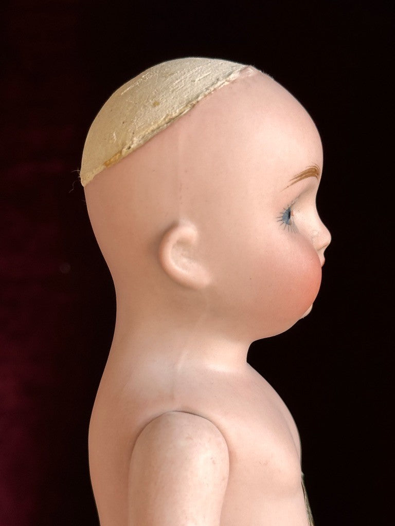 Large Antique German 7.5” Kestner 150 All Bisque Mignonette Doll